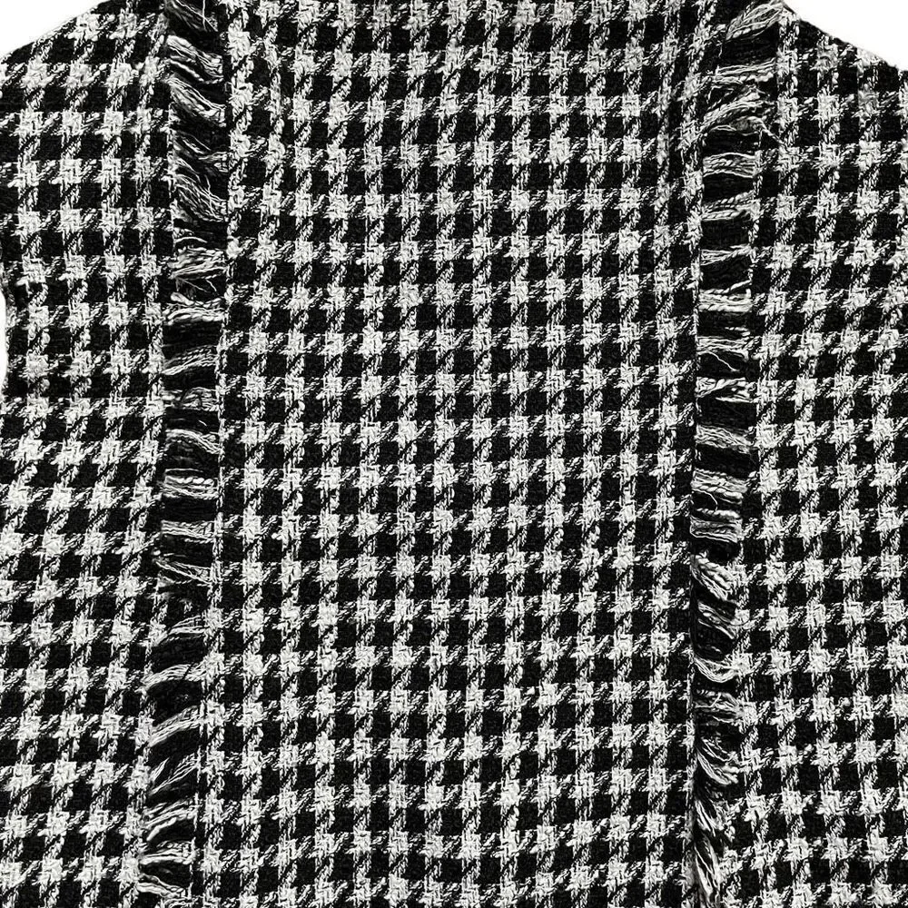 Forever 21 Tweed Houndstooth Mini Dress Size Large